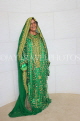 BAHRAIN, Manama, Grand Mosque (Al-Fateh), visitor in traditional bridal dress on open day, BHR994JPL