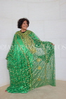 BAHRAIN, Manama, Grand Mosque (Al-Fateh), visitor in traditional bridal dress on open day, BHR995JPL