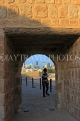 BAHRAIN, Manama, Karababad, Bahrain Fort (Qal'at al Bahrain), view through arch, BHR662JPL