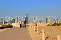 BAHRAIN, Manama, Karababad, Bahrain Fort site, and Manama skyline, BHR671JPL
