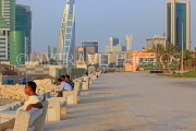 BAHRAIN, Manama, King Faisal Corniche, evening light, BHR729JPL
