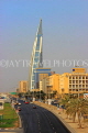 BAHRAIN, Manama, King Faisal Highway, and Bahrain World Trade Centre, BHR715JPL