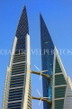 BAHRAIN, Manama, World Trade Centre towers, BHR382JPL