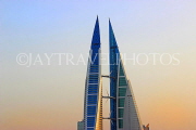 BAHRAIN, Manama, World Trade Centre towers, dusk view, BHR1911JPL