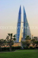 BAHRAIN, Manama, World Trade Centre towers, view from Bahrain Bay, BHR1908JPL
