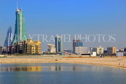 BAHRAIN, Manama, view towards financial business area, BHR1219JPL
