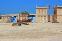 BAHRAIN, Muharraq, Arad Fort, historic exhibits, BHR575JPL
