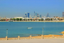 BAHRAIN, Muharraq, Arad Fort, view towards Manama, BHR552JPL