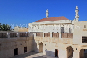 BAHRAIN, Muharraq, Shaikh Isa Bin Ali House, courtyard and mosque minarets, BHR795JPL