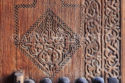 BAHRAIN, Muharraq, Shaikh Isa Bin Ali House, wooden door carvings, BHR810JPL
