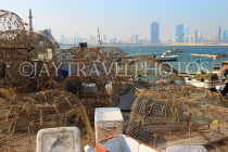 BAHRAIN, Muharraq, coastal fishing village area, fish traps, BHR2524JPL