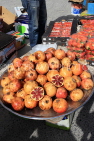 BAHRAIN, Saar Village, open air market, fruit stall, Pomegranate fruit, BHR2287JPL