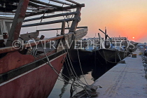 BAHRAIN, Sitra, Sitra Fisherman Port, waterfront, sunset, BHR2414JPL