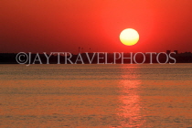 BAHRAIN, coast by Al Jasra, and sunset, BHR2557JPL