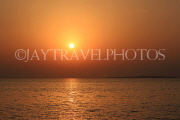BAHRAIN, coast by Al Jasra, and sunset, BHR609JPL