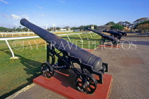 BARBADOS, Bridgetown, Garrison Savannah canons, BAR304JPL
