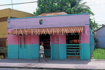 BARBADOS, Bridgetown, street scene and Rum shop, BAR253JPL