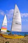 BARBADOS, West Coast, sailboats on beach, BAR106JPL