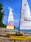 BARBADOS, West Coast, sailboats on beach, BAR489JPL