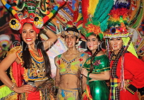 BOLIVIA, cultural show, carnival dancers, BOL140JPL