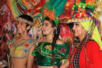 BOLIVIA, cultural show, carnival dancers, BOL141JPL