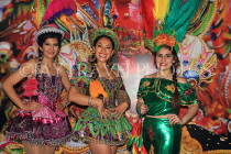 BOLIVIA, cultural show, carnival dancers, BOL145JPL