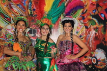 BOLIVIA, cultural show, carnival dancers, BOL146JPL