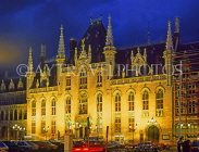 Belgium, BRUGES, Government Palace, illuminated, BEL244JPL