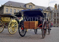 Belgium, BRUGES, horse drawn carriages for hire, BEL112JPL