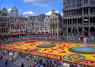 Belgium, BRUSSELS, Grand Place, Flower Carpet Festival, BEL117JPL