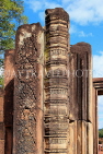 CAMBODIA, Angkor, Banteay Srei Temple, carvings on gateway pillars, CAM1115JPL