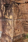 CAMBODIA, Angkor, Banteay Srei Temple, sandstone carvings, CAM1102JPL