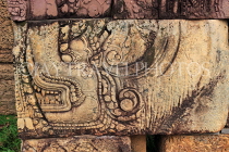 CAMBODIA, Angkor, Banteay Srei Temple, sandstone carvings, CAM1104JPL