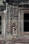 CAMBODIA, Angkor, Preah Khan Temple, Devata bas-relief carving, CAM1148JPL