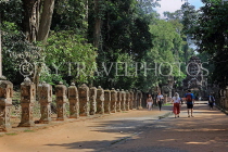 CAMBODIA, Angkor, Preah Khan Temple, East Gate entrance, CAM1160JPL