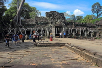 CAMBODIA, Angkor, Preah Khan Temple, East side gateway (gopura), CAM1174JPL