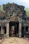 CAMBODIA, Angkor, Preah Khan Temple, East side gateway (gopura), CAM1176JPL