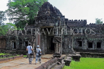 CAMBODIA, Angkor, Preah Khan Temple, West Gateway (Gopura), CAM1162JPL