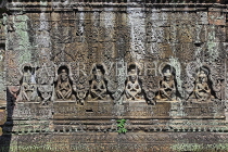 CAMBODIA, Angkor, Preah Khan Temple, bas-relief carvings, CAM1183JPL