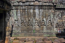 CAMBODIA, Angkor, Preah Khan Temple, bas-relief carvings, CAM1184JPL
