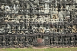 CAMBODIA, Angkor Wat, Angkor Thom temple, stone carvings, CAM114JPL