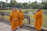 CAMBODIA, Angkor Wat, monks taking photos, CAM86JPL 4000