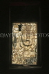 CAMBODIA, Angkor Wat, stone carved face at Bayon temple, CAM56JPL