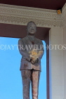 CAMBODIA, Phnom Penh, Norodom Sihanouk Memorial, King Norodom Sihanouk statue CAM1786JPL