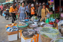 CAMBODIA, Phnom Penh, Phsar Kandal (Market), seafood stall, CAM1926JPL