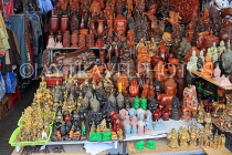CAMBODIA, Phnom Penh, Phsar Thmey (Central Market), crafts, souvenir stalls, CAM2118JPL
