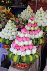 CAMBODIA, Phnom Penh, Phsar Thmey (Central Market), flower stall, Lotus flowers, CAM2115JPL