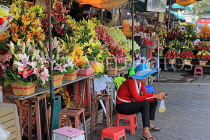 CAMBODIA, Phnom Penh, Phsar Thmey (Central Market), flower stalls, CAM2111JPL