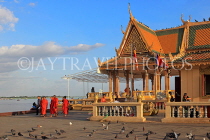 CAMBODIA, Phnom Penh, Sisowath Quay, Dorngkeu Shrine, CAM1809JPL