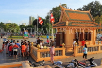 CAMBODIA, Phnom Penh, Sisowath Quay, Dorngkeu Shrine, CAM1811JPL